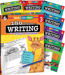 180 Days™: Writing for K-6, 7-Book Set