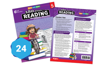 180 Days of Reading for Fifth Grade 24-Book Set