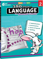 180 Days™: Language for Second Grade