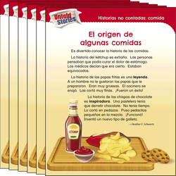 Historias no contadas: comida:  El origen de algunas comidas 6-Pack