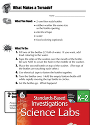 Quick Science Lab: What Makes a Tornado? Grades K-2